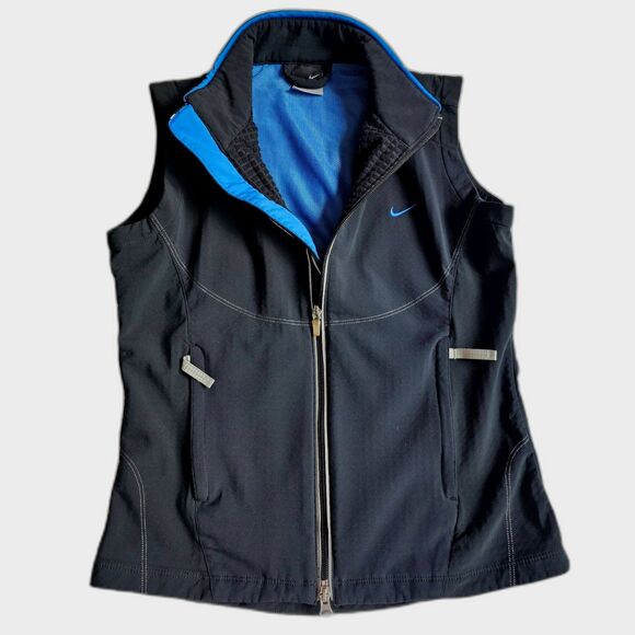 Nike ProSphere Women's Running or Casual Zipper Vest Jacket w 4 Pockets Venting - Picture 1 of 8